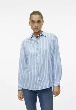 Блузка-рубашка VMLINN Vero Moda, цвет marina