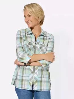 Блузка-рубашка в стиле casual Casual Looks, хаки