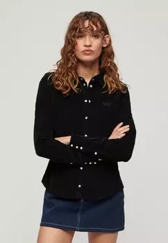 Блузка-рубашка WESTERN Superdry, цвет washed black