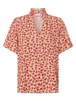 Блузка-Рубашка випова Vila, бежевый