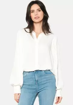 Блузка-рубашка WITH VOLUMINOUS SLEEVES LolaLiza, цвет offwhite