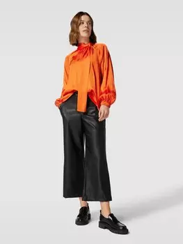 Блузка с бантом и застежкой на пуговицы, модель «Вилия» Part Two, красный