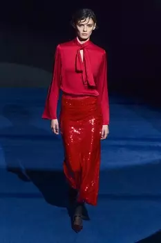 Блузка с бантом коллекция zw ZARA, красный