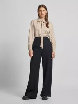 Блузка с бантом MORE, песочный