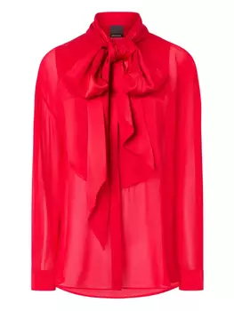 Блузка с бантом PINKO, красный