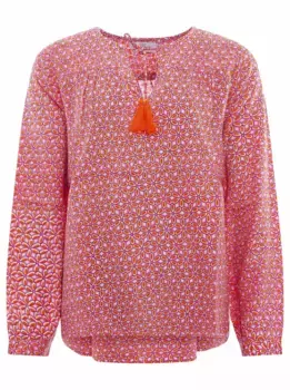 Блузка с бантом Zwillingsherz, красный