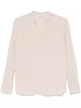 Блузка с бусинами Peserico, нейтральный цвет