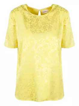 Блузка с цветочным мотивом P.A.R.O.S.H., желтый