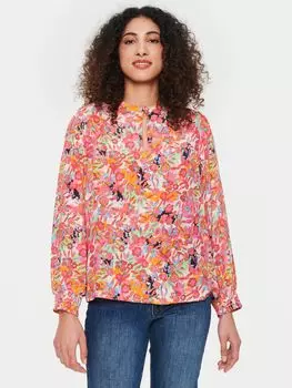 Блузка с цветочным принтом Saint Tropez, Многоцветный