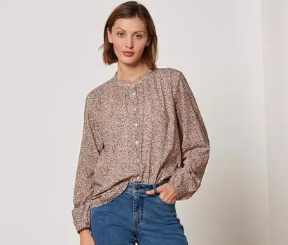 Блузка с цветочным принтом Tchibo