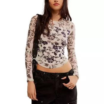 Блузка с длинным рукавом Bettys garden Free People, мультиколор