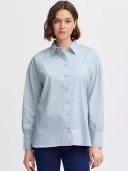 Блузка с длинным рукавом frzashirt ш 8 Fransa, синий