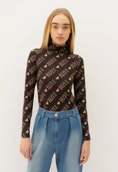 Блузка с длинными рукавами BIZUU, темно-серый