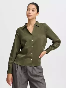 Блузка с длинными рукавами bydolora B.Young, зеленый