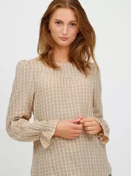 Блузка с длинными рукавами byfossa B.Young, бежевый