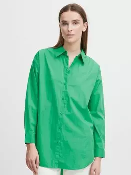 Блузка с длинными рукавами bygamze B.Young, зеленый