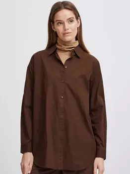Блузка с длинными рукавами bygamze B.Young, коричневый