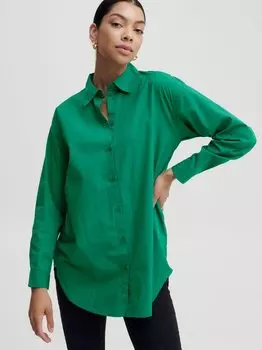 Блузка с длинными рукавами bygamze B.Young, зеленый