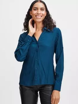 Блузка с длинными рукавами byhubba B.Young, синий