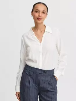 Блузка с длинными рукавами byhubba B.Young, белый