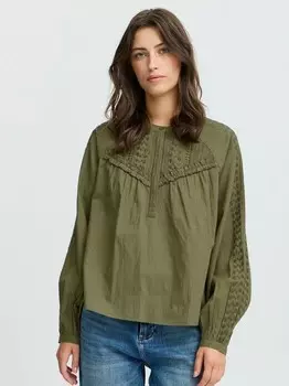 Блузка с длинными рукавами byiulia B.Young, зеленый