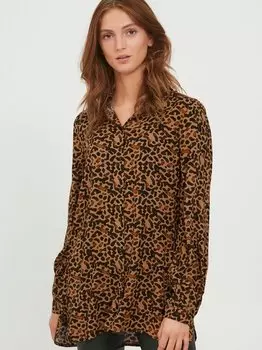 Блузка с длинными рукавами byjosa B.Young, коричневый