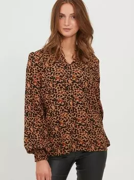 Блузка с длинными рукавами byjosa B.Young, коричневый