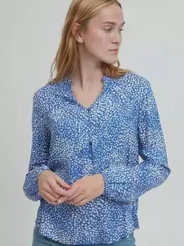Блузка с длинными рукавами byjosa B.Young, синий