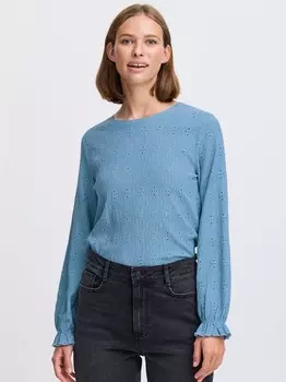 Блузка с длинными рукавами bysilva B.Young, синий