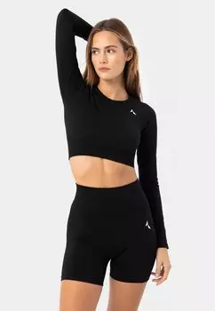 Блузка с длинными рукавами carpatree, черный