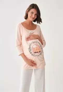 Блузка с длинными рукавами DAGI, розовый