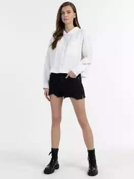 Блузка с длинными рукавами Dreimaster, белый