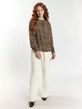 Блузка с длинными рукавами Dreimaster, бежевый