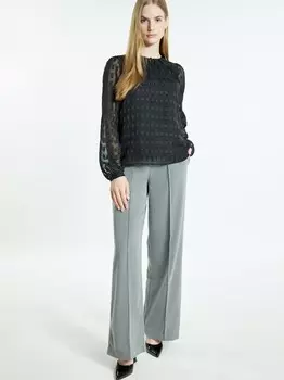 Блузка с длинными рукавами Dreimaster, черный