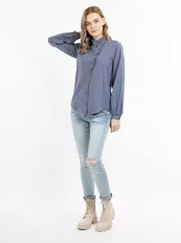 Блузка с длинными рукавами Dreimaster, серый