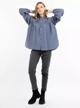 Блузка с длинными рукавами Dreimaster, серый