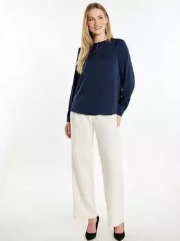 Блузка с длинными рукавами Dreimaster, синий