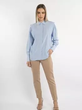 Блузка с длинными рукавами Dreimaster, синий