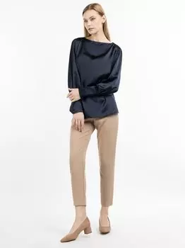 Блузка с длинными рукавами Dreimaster, синий