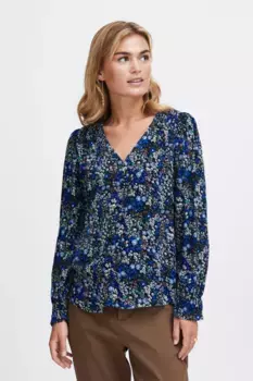 Блузка с длинными рукавами Fransa " Fransa FRFlowy", цвет Bellwether Blue Ao23 01C