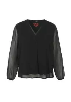 Блузка с длинными рукавами Frapp, черный