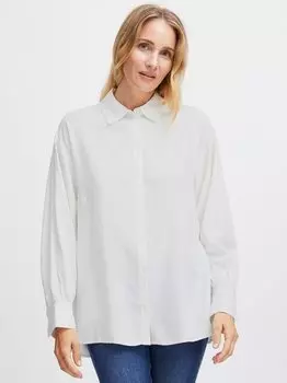 Блузка с длинными рукавами frcina Fransa, белый