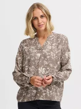 Блузка с длинными рукавами frflowy bl 3 Fransa, коричневый