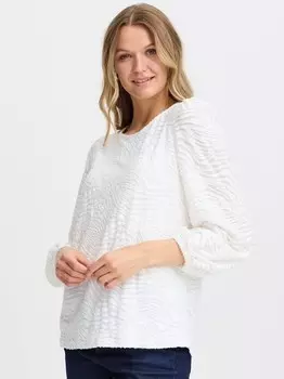 Блузка с длинными рукавами frrie bl 1 Fransa, белый
