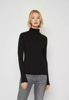 Блузка с длинными рукавами GAP, черный