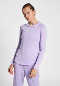 Блузка с длинными рукавами Hummel, сиреневый