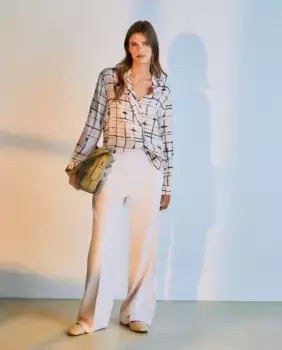 Блузка с длинными рукавами и принтом Woman El Corte Ingls, цвет Rosa