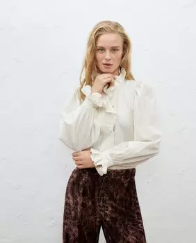 Блузка с длинными рукавами и рюшами Lloyd's