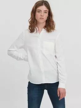 Блузка с длинными рукавами Ichi, белый