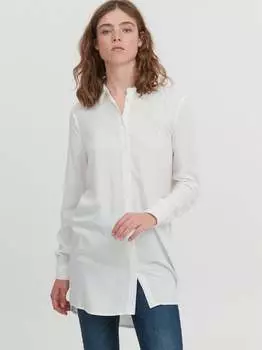 Блузка с длинными рукавами Ichi, белый